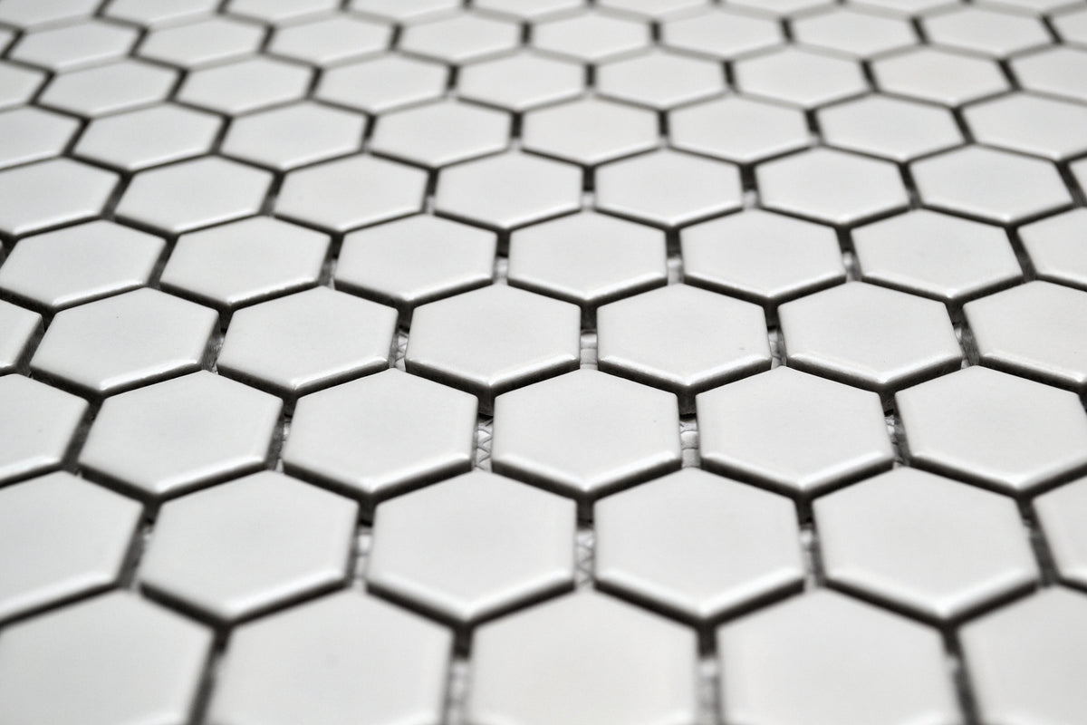 1" White Hex