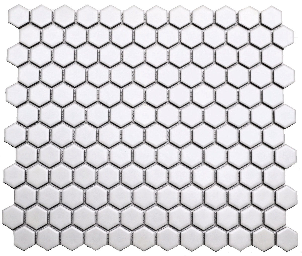 1" White Hex