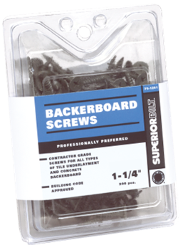 Backerboard Scews