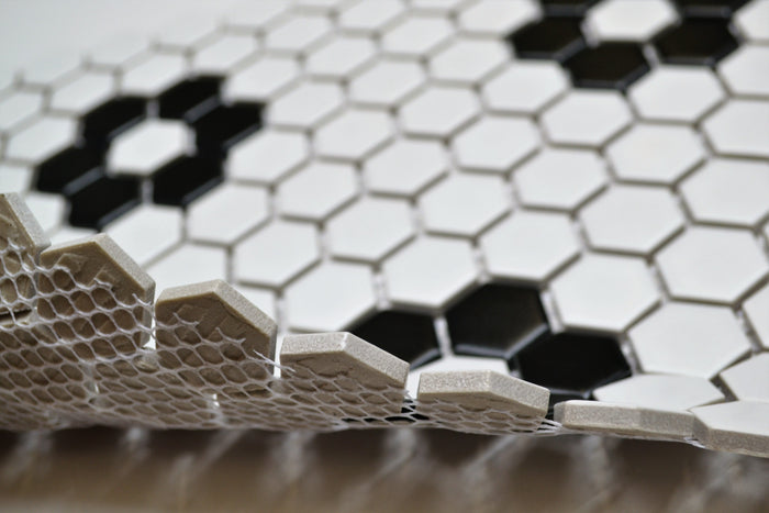 1" White Flower Hex