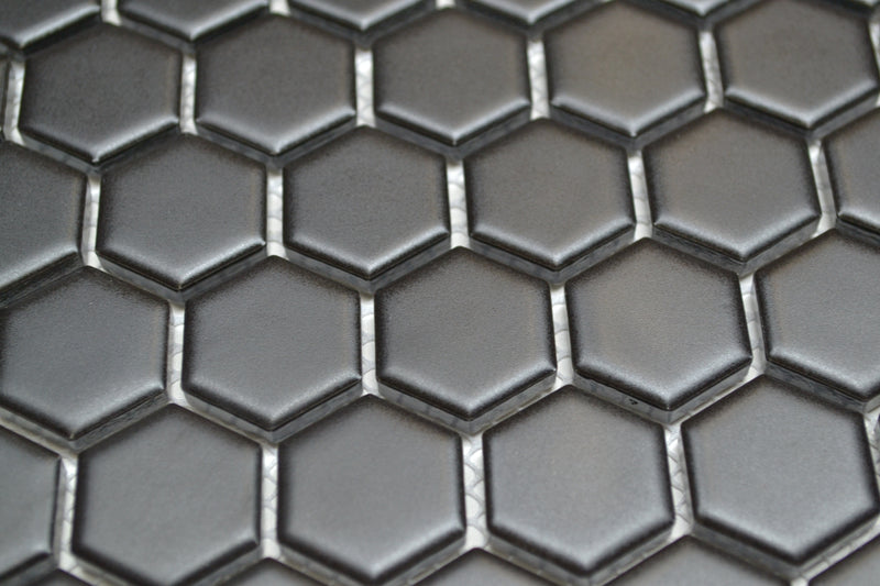 1" Black Hex