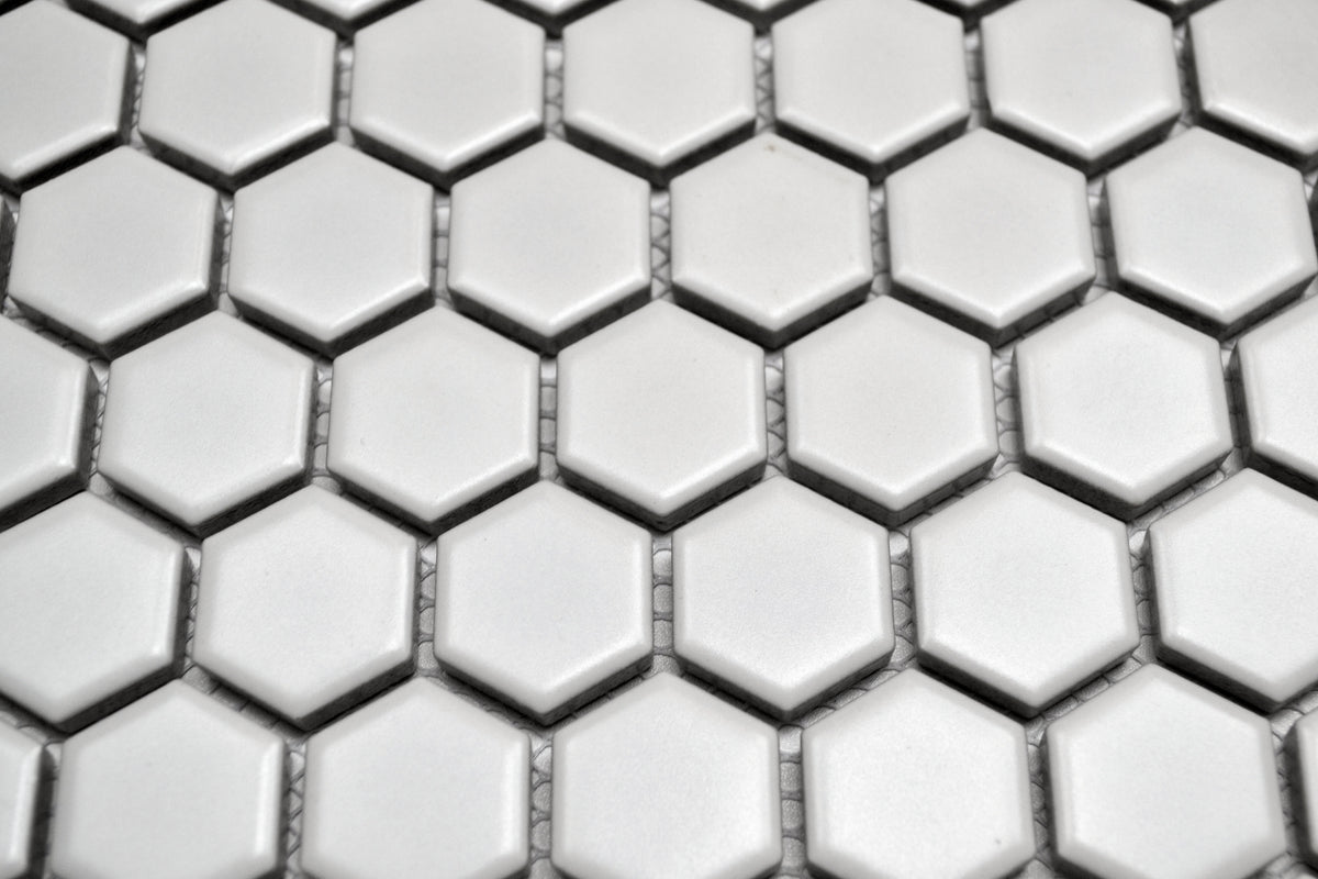1" White Hex