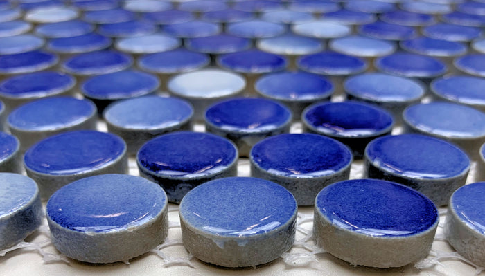 Penny Round Medium Blue