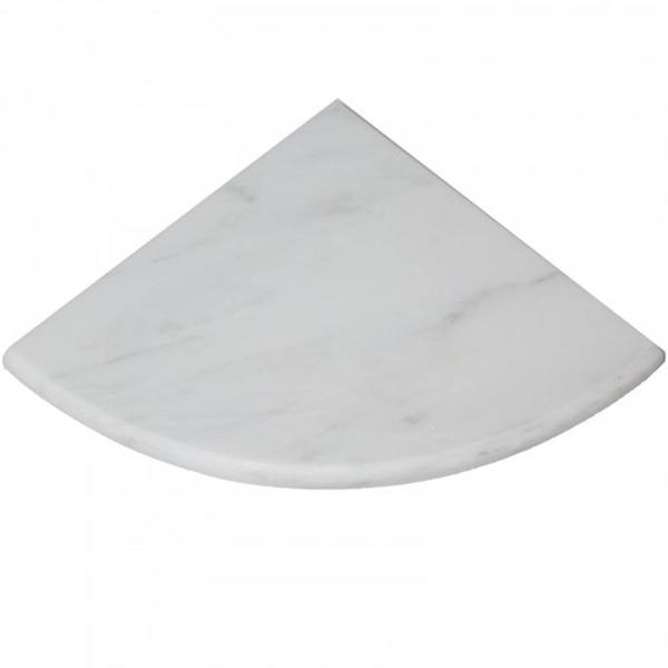 Corner Shelf - Polished Eastern White - 9" x 9"