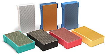 Foam-Block Hand Polishing Pads #800