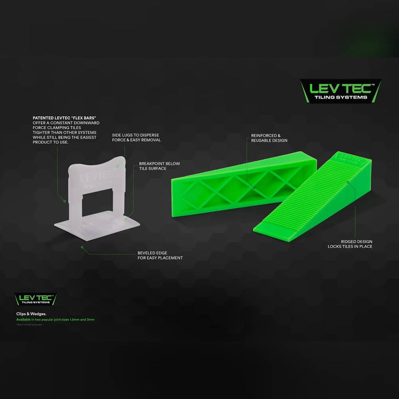 LevTec 1/16"  CLIP (250)